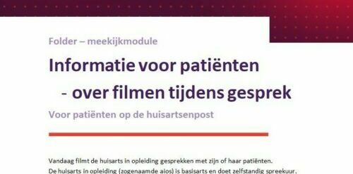 Folder - meekijkmodule