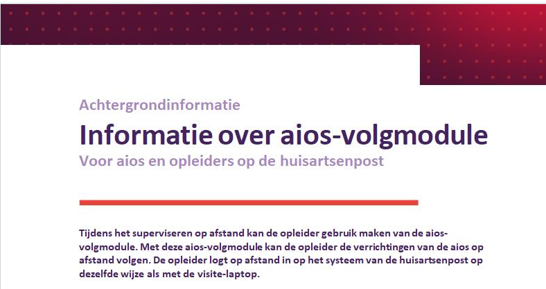 Informatie-over-volgmodule